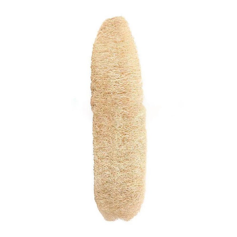 Natural loofah sponge bath scrubber